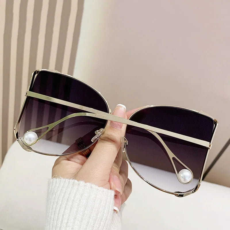 sunglasses Women 2024 Vacation Luxury Oversized Fashion Glasses Sunscreen Luxe Femme Lentes De Sol Mujer Lunette Soleil Femme 🚚 Livraison rapide en 8 à 12 jours ouvrés depuis la France FelizShop