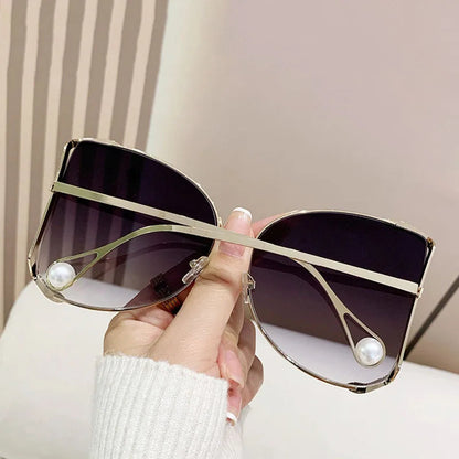 sunglasses Women 2024 Vacation Luxury Oversized Fashion Glasses Sunscreen Luxe Femme Lentes De Sol Mujer Lunette Soleil Femme 🚚 Livraison rapide en 8 à 12 jours ouvrés depuis la France FelizShop