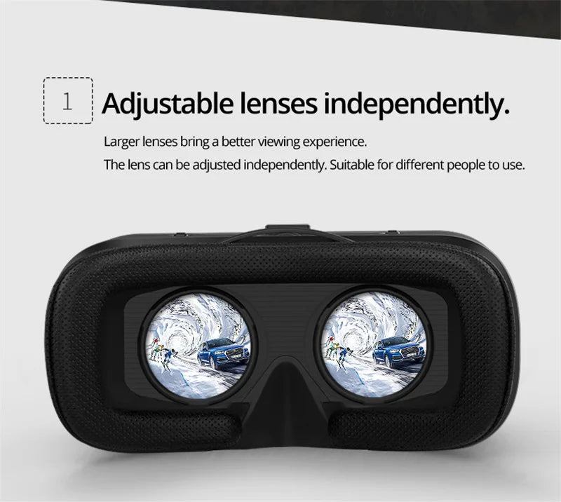 Casque VR Shinecon 10.0 – Lunettes de réalité virtuelle 3D pour smartphone. Vision binoculaire immersive, compatible jeux vidéo, films et applications VR.🚚Livraison gratuite rapide et sécurisé FR FelizShop