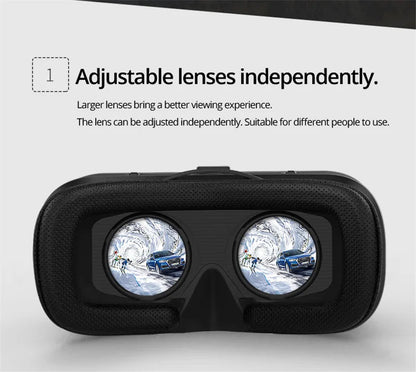 Casque VR Shinecon 10.0 – Lunettes de réalité virtuelle 3D pour smartphone. Vision binoculaire immersive, compatible jeux vidéo, films et applications VR.🚚Livraison gratuite rapide et sécurisé FR FelizShop