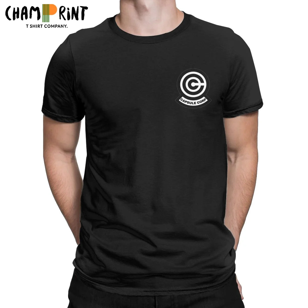 T-shirt Homme Capsule Corp – 100% Coton – Style Geek & Décontracté🚚 Livraison rapide en 8 à 12 jours ouvrés depuis la France FelizShop