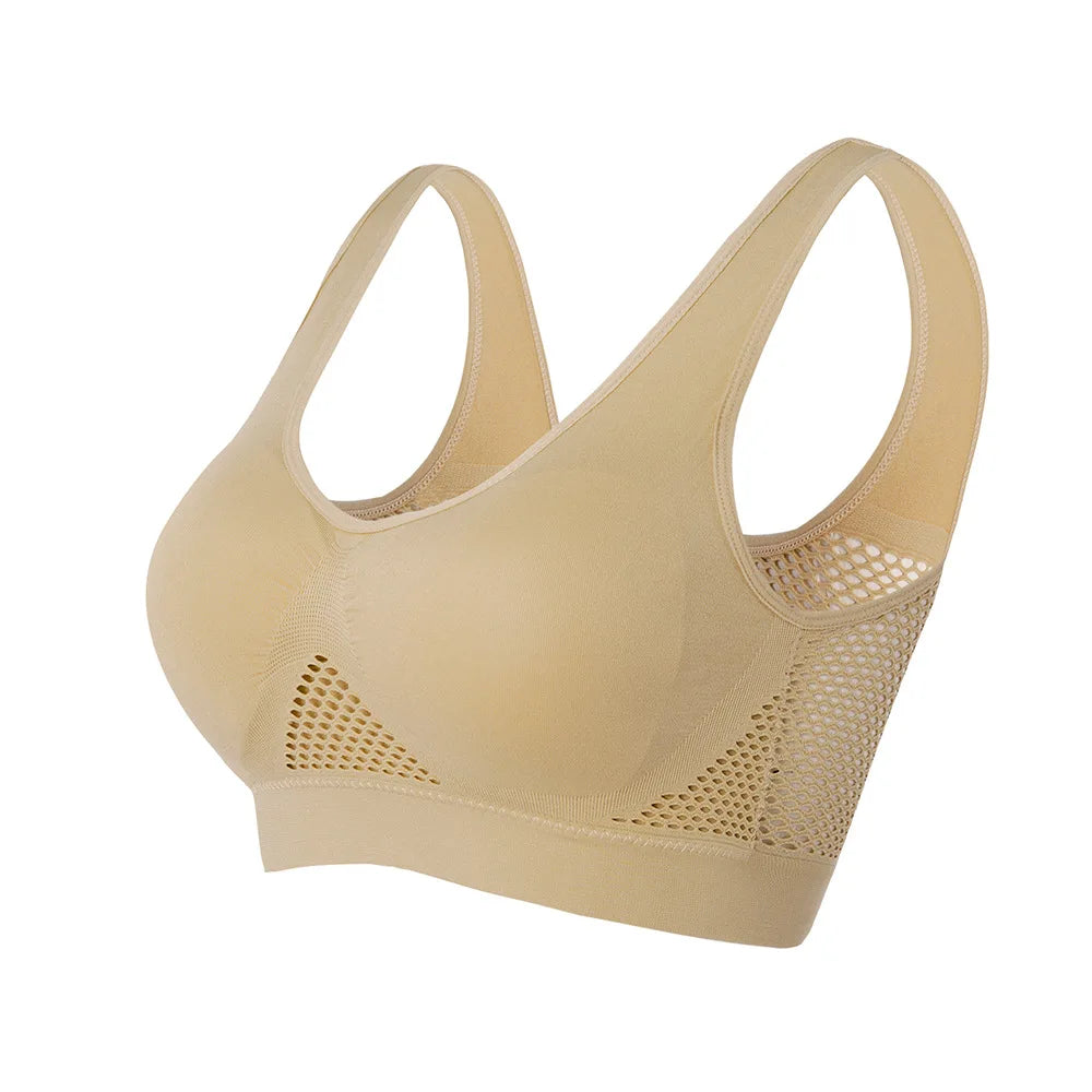 Brassière de sport respirante pour femmes — Soutien-gorge fitness avec coussinets amovibles — Sans coutures, push-up, idéale pour course et gym🚚 Livraison rapide en 8 à 12 jours ouvrés depuis la France FelizShop