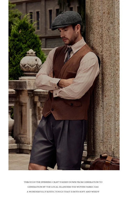 Casquette vintage homme – Chapeau plat style Peaky Blinders, idéal pour le golf, la conduite ou la protection solaire. Pour homme et femme, saisons printemps, été, automne.🚚Livraison gratuite rapide et sécurisé FR FelizShop