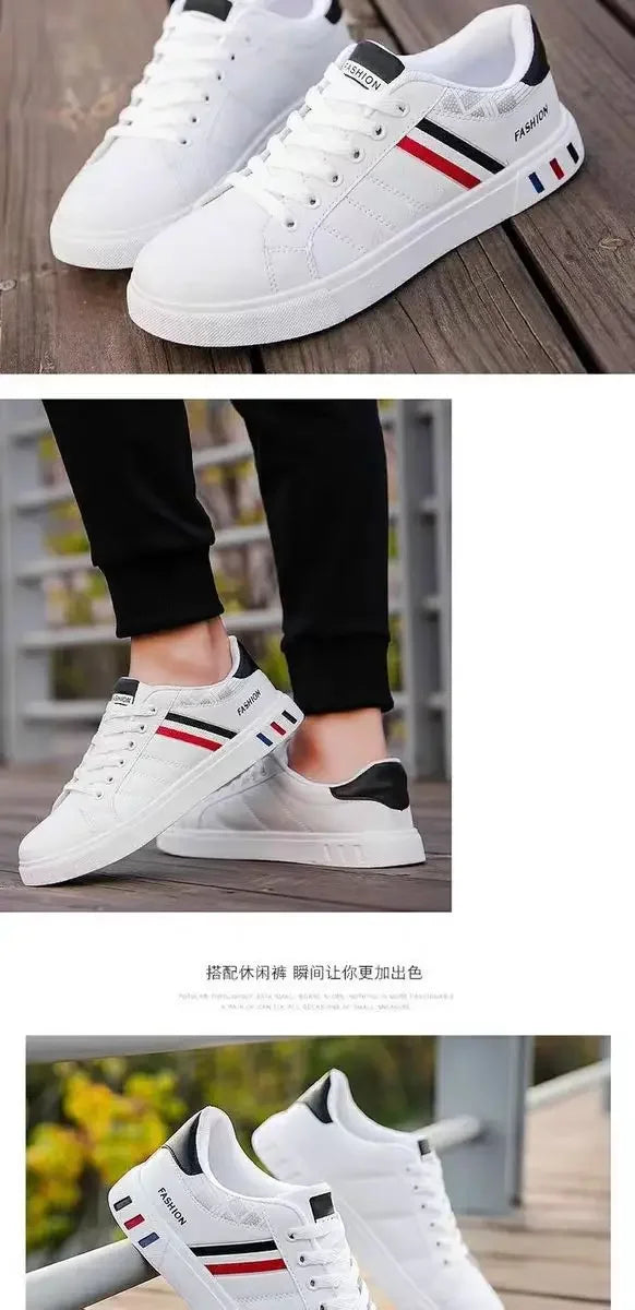 Baskets Décontractées Homme – Chaussures Plates en Similicuir Respirant, Légères et Confortables, Style Sport Chic, Coloris Blanc
🚚 Livraison rapide en 8 à 12 jours ouvrés depuis la France FelizShop