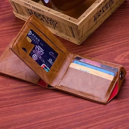 Portefeuille Homme Motif 100$ – Cuir PU | Grande Capacité & Porte-Photos🚚 Livraison rapide en 8 à 12 jours ouvrés depuis la France FelizShop