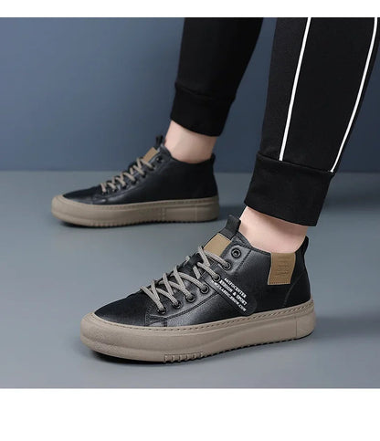 Sneakers Homme 2024 – Chaussures en Cuir Haut de Gamme à Lacets | Style Luxe & Semelle Rehaussante
🚚 Livraison rapide en 8 à 12 jours ouvrés depuis la France FelizShop