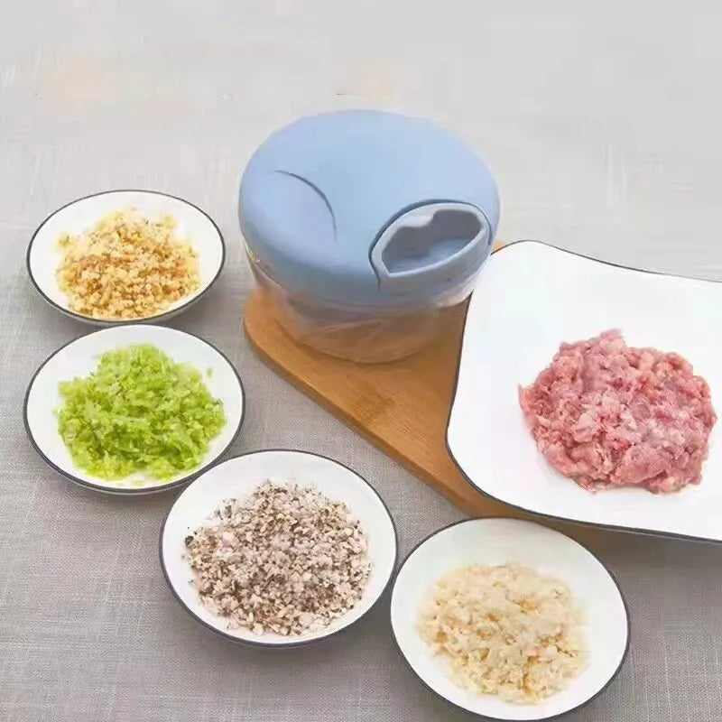 Hachoir Manuel Multifonction – Ail, Gingembre, Viande & Légumes | Compact & Facile à Utiliser🚚 Livraison rapide en 8 à 12 jours ouvrés depuis la France FelizShop