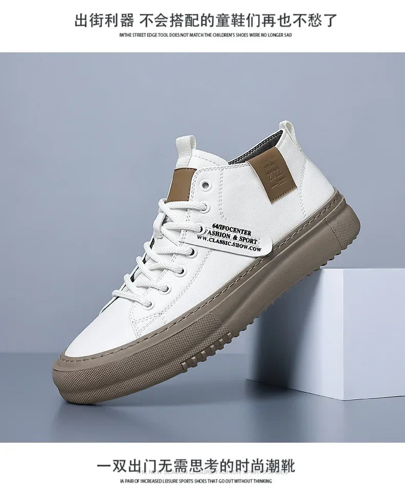 Sneakers Homme 2024 – Chaussures en Cuir Haut de Gamme à Lacets | Style Luxe & Semelle Rehaussante
🚚 Livraison rapide en 8 à 12 jours ouvrés depuis la France FelizShop
