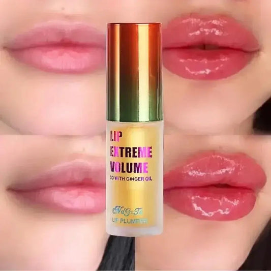 Huile Repulpante Lèvres – Gingembre & Menthe | Sérum Volumisant 1 ou 2 Pièces | Effet Pulpeux, Jeune & Sexy🚚 Livraison rapide 8 à 12 jours ouvrés FelizShop
