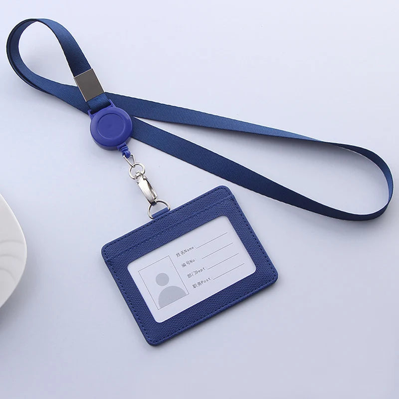 Multifunctional Retractable Lanyard Card Holder PU Badges Set For ID Name Card Business Name Tag Student ID Card Neck Rope
🚚Livraison gratuite rapide et sécurisé FR FelizShop