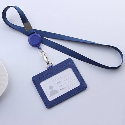 Multifunctional Retractable Lanyard Card Holder PU Badges Set For ID Name Card Business Name Tag Student ID Card Neck Rope
🚚Livraison gratuite rapide et sécurisé FR FelizShop
