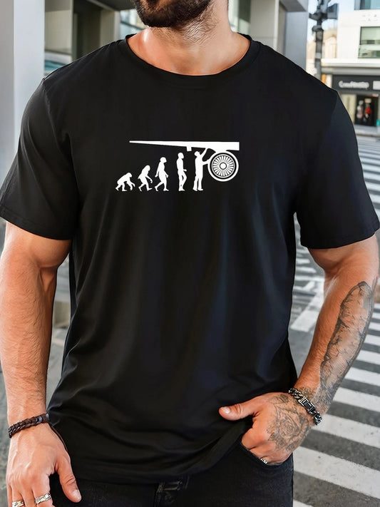T-shirt Homme 100 % Coton – Graphique & Respirant – Style Streetwear Décontracté🚚 Livraison rapide en 8 à 12 jours ouvrés depuis la France FelizShop