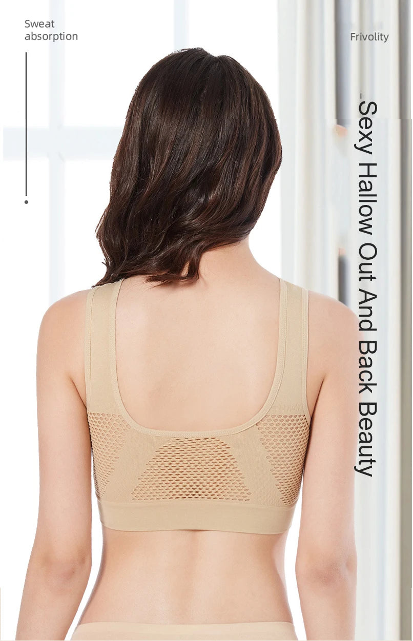 Brassière de sport respirante pour femmes — Soutien-gorge fitness avec coussinets amovibles — Sans coutures, push-up, idéale pour course et gym🚚 Livraison rapide en 8 à 12 jours ouvrés depuis la France FelizShop