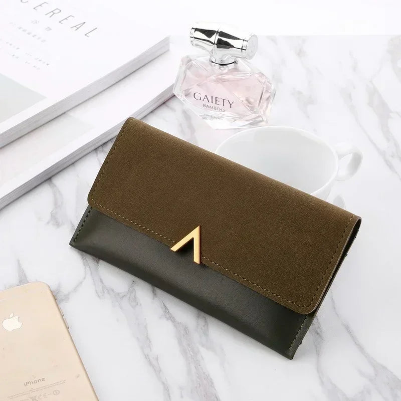 Portefeuille Femme Cuir 2023 – Pochette Enveloppe Chic, Porte-Monnaie & Cartes🚚Livraison rapide gratuite et sécurisée FelizShop
