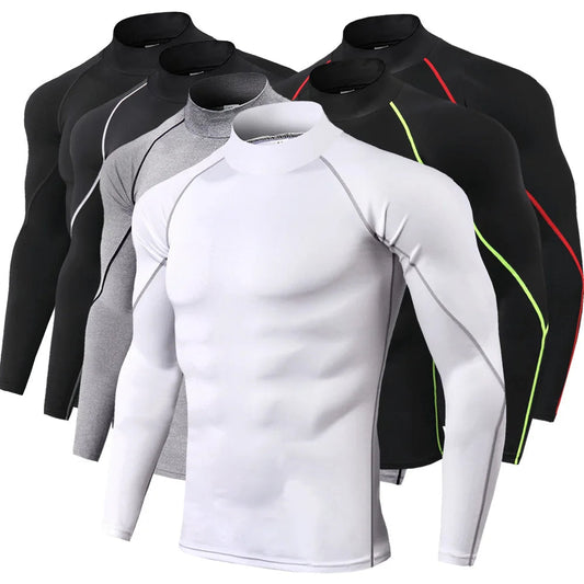 T-shirt de Sport Homme à Manches Longues – Haut de Compression Séchage Rapide, Idéal pour le Fitness, la Musculation, le Running et le Training🚚 Livraison rapide en 8 à 12 jours ouvrés depuis la France FelizShop