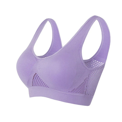 Brassière de sport respirante pour femmes — Soutien-gorge fitness avec coussinets amovibles — Sans coutures, push-up, idéale pour course et gym🚚 Livraison rapide en 8 à 12 jours ouvrés depuis la France FelizShop