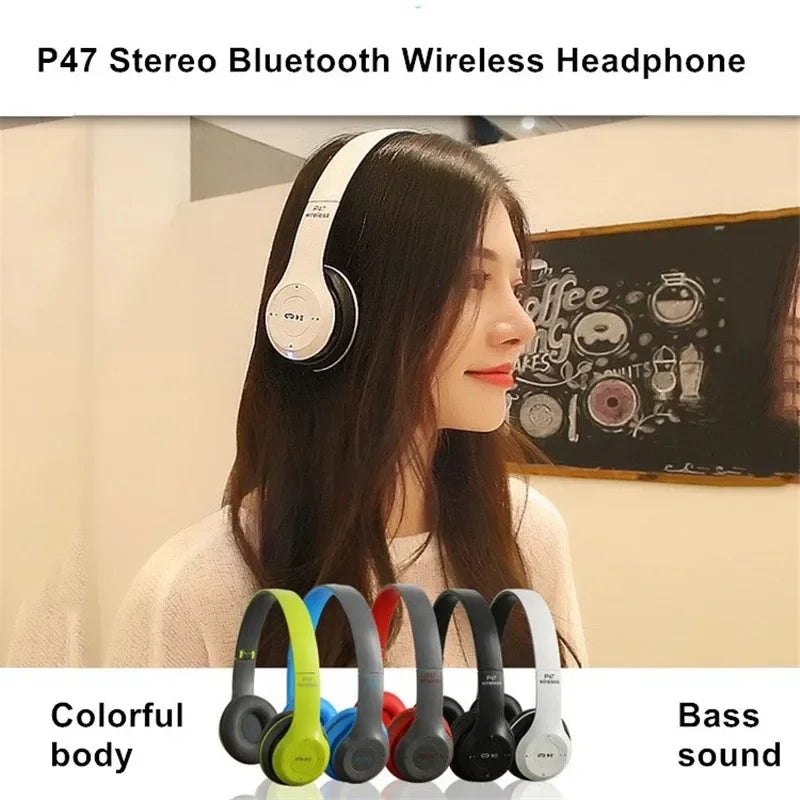 Casque Sans Fil Bluetooth 5.0 – Pliable, Basses Puissantes & Carte Mémoire | Avec Micro🚚 Livraison rapide en 8 à 12 jours ouvrés depuis la France FelizShop