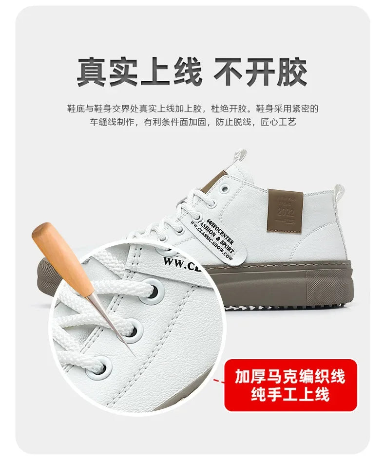 Sneakers Homme 2024 – Chaussures en Cuir Haut de Gamme à Lacets | Style Luxe & Semelle Rehaussante
🚚 Livraison rapide en 8 à 12 jours ouvrés depuis la France FelizShop