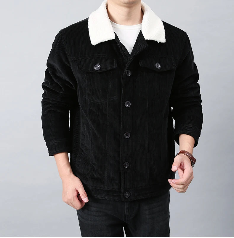 Blouson Homme Hiver – Velours Côtelé, Doublure Polaire & Coupe Décontractée
🚚Livraison rapide gratuite et sécurisée FelizShop