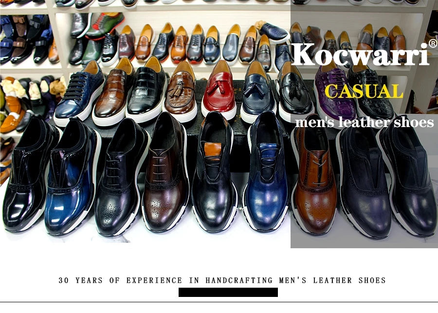 Chaussures casual classiques pour homme, taille 38 à 50 — Sneakers en cuir véritable à lacets — Derby plats, chaussures de conduite, shopping ou travail🚚 Livraison rapide en 8 à 12 jours ouvrés depuis la France FelizShop