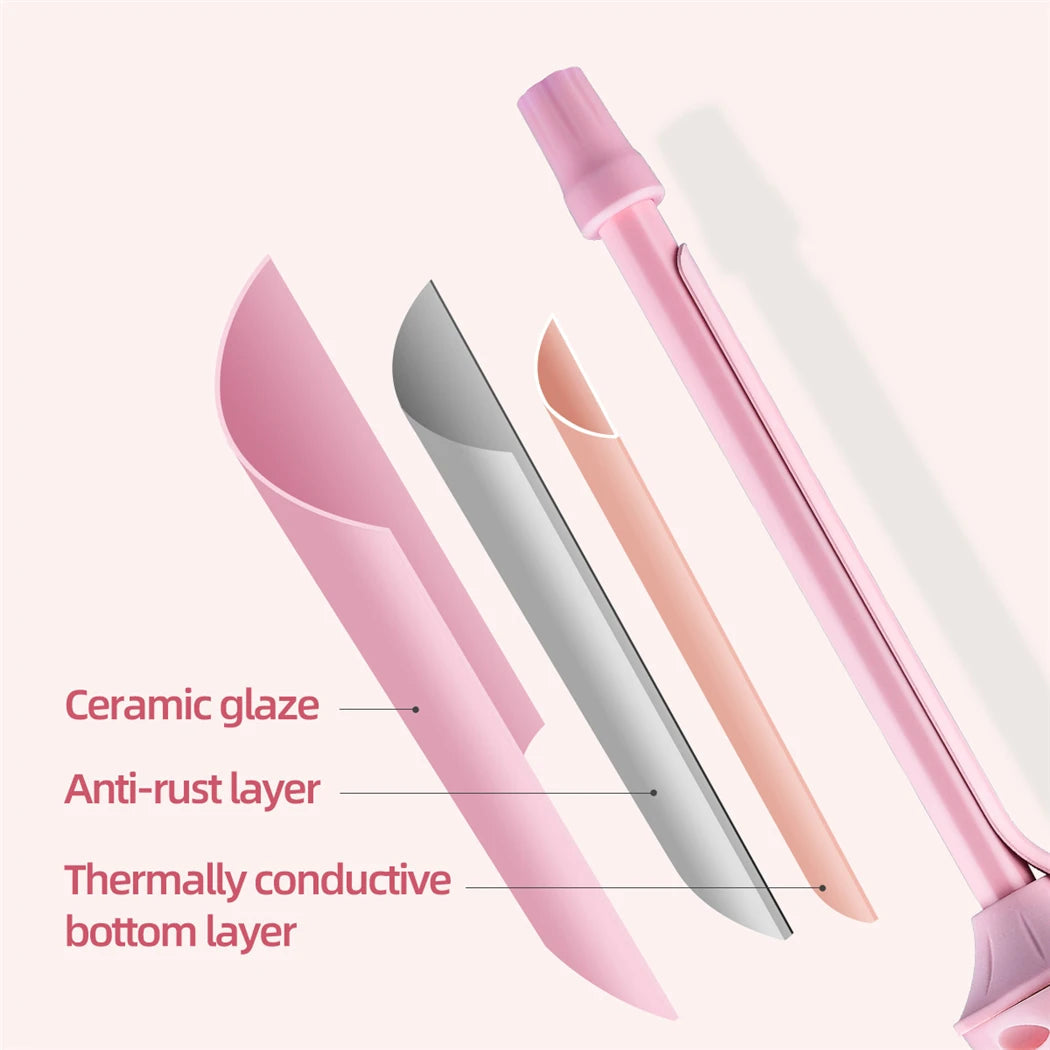 9mm Mini Hair Curling Iron Hair Curler Wand Professional Curly Tongs Ceramic Electric Salon Styling Tool Small Crimping Iron (🚚 Livraison rapide en 8 à 12 jours ouvrés depuis la France ) FelizShop