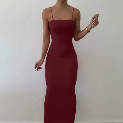 Robe Sexy Noire d’Été – Dos Nu & Bretelles Spaghetti | Moulante Élégante pour Soirée & Clubwear Femme 
🚚Livraison gratuite rapide et sécurisé FR FelizShop