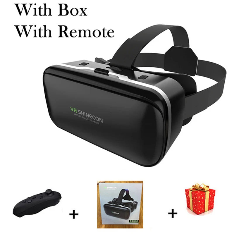 Casque VR Shinecon 10.0 – Lunettes de réalité virtuelle 3D pour smartphone. Vision binoculaire immersive, compatible jeux vidéo, films et applications VR.🚚Livraison gratuite rapide et sécurisé FR FelizShop