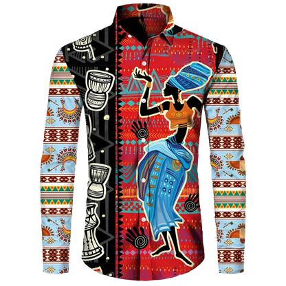 Chemise Dashiki Africaine Homme – Imprimé Ethnique, Manches Longues & Style Streetwear
🚚Livraison rapide gratuite et sécurisée FelizShop