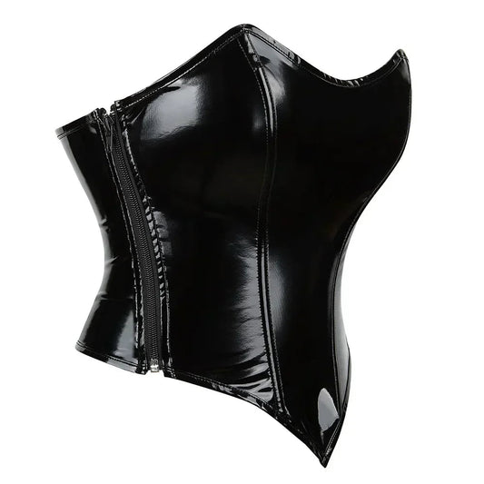 Corset Femme en Cuir PVC Brillant – Bustier Crop Y-Gothic Push-Up
Tailles : S à L
Matière : cuir PVC brillant, effet vinyle
Style : bustier crop top, fermeture éclair latérale, effet push-up
Look : Y-Gothic, mode altern FelizShop