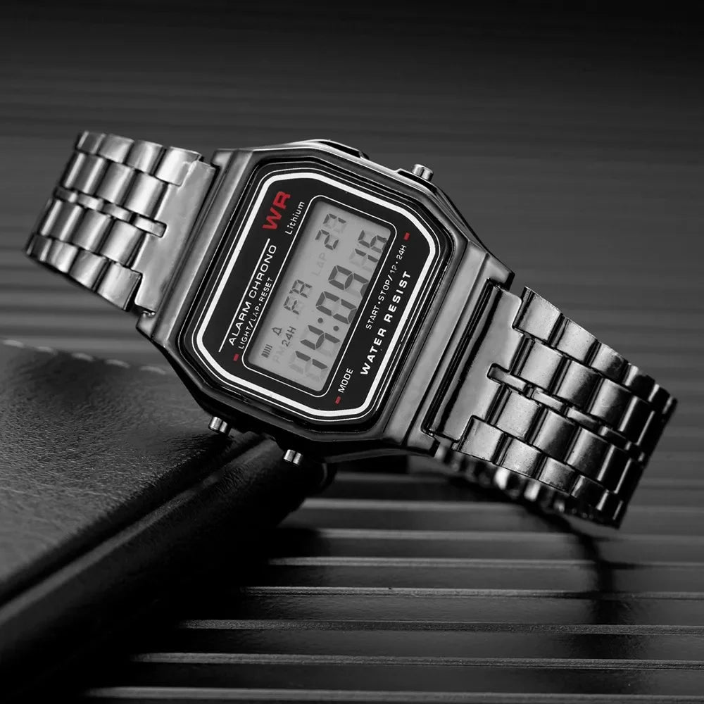 Montre Digitale LED 2025 – Sport & Waterproof – Unisexe, Style Moderne & Finition Dorée🚚 Livraison rapide en 8 à 12 jours ouvrés depuis la France FelizShop
