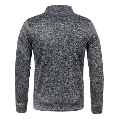 Sweatshirt Homme Demi-Zippé – Pull Épais à Col Montant, Style Décontracté pour le Printemps/Automne, Couleur Unie 🚚 Livraison rapide en 8 à 12 jours ouvrés depuis la France FelizShop