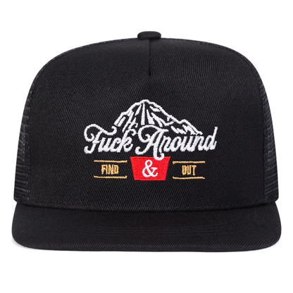 Casquette unisexe ANOUND avec broderie lettres – Style hip-hop – Casquette filet réglable pour le printemps et l’été – Casquette de baseball décontractée, protection solaire, sport 🚚 Livraison rapide FelizShop