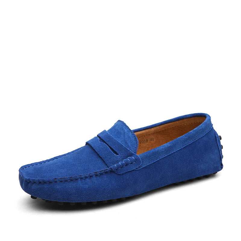 Chaussures homme 38–50 – Chaussures décontractées en cuir véritable – Mocassins tendance pour homme – Slip-on, chaussures plates pour conduite🚚 Livraison rapide en 8 à 12 jours ouvrés depuis la France FelizShop
