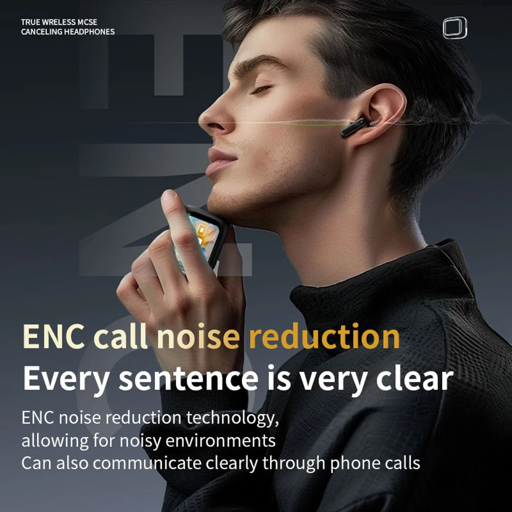 Écouteurs Sans Fil Bluetooth 5.4 – Écran Tactile & Réduction de Bruit Active (ANC) | Son HiFi & Micro ENC🚚 Livraison rapide en 8 à 12 jours ouvrés depuis la France FelizShop