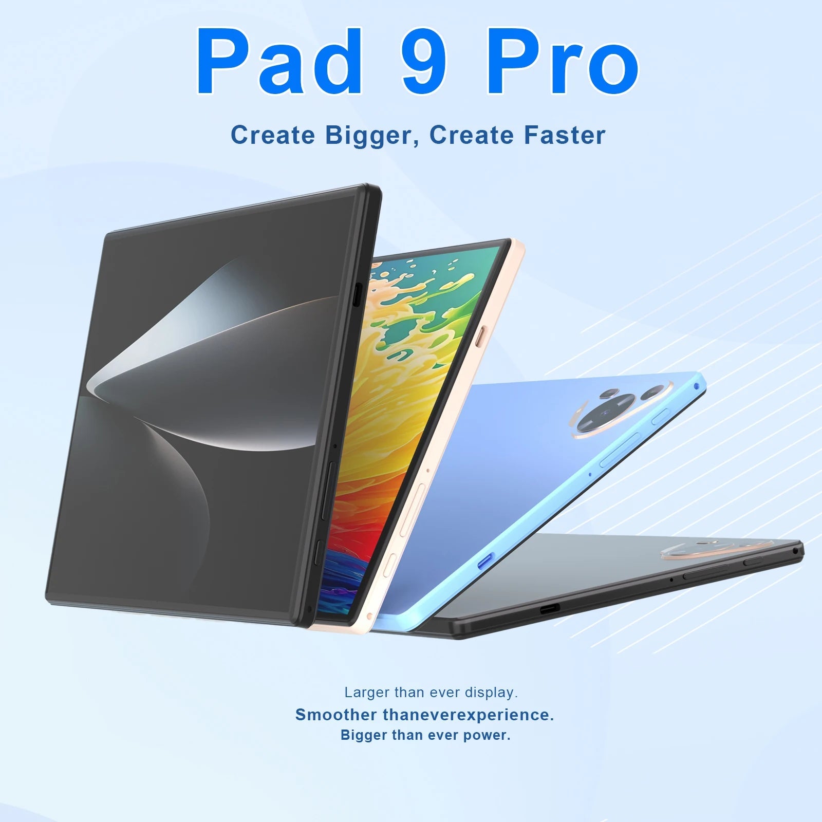 Pad 9 Pro – Tablette Android 13 10,1” | Snapdragon 8 Gen2, 48MP + 24MP, Écran Plein, Ultra Puissante & Équipée
🚚Livraison gratuite rapide te sécurisé FR FelizShop