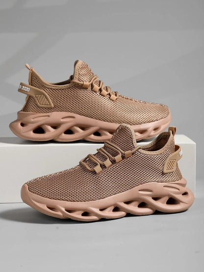 Chaussures de sport homme pour course et jogging — Sneakers décontractées noires ou marron — Mesh respirant, légères, absorption des chocs — Chaussures tennis et outdoor femme🚚 Livraison rapide en 8 à 12 jours o FelizShop