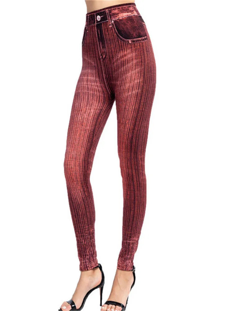 YRRETY – Leggings de sport femme effet jean, sans couture, extensibles et imprimés. Taille haute, parfaits pour l’été, le running, la salle de sport ou un look décontracté push-up.🚚Livraison gratuite rapide et sé FelizShop