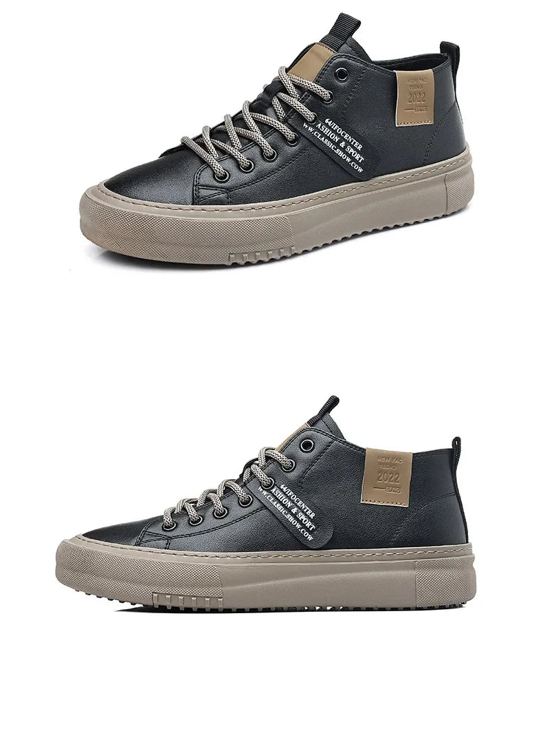 Sneakers Homme 2024 – Chaussures en Cuir Haut de Gamme à Lacets | Style Luxe & Semelle Rehaussante
🚚 Livraison rapide en 8 à 12 jours ouvrés depuis la France FelizShop