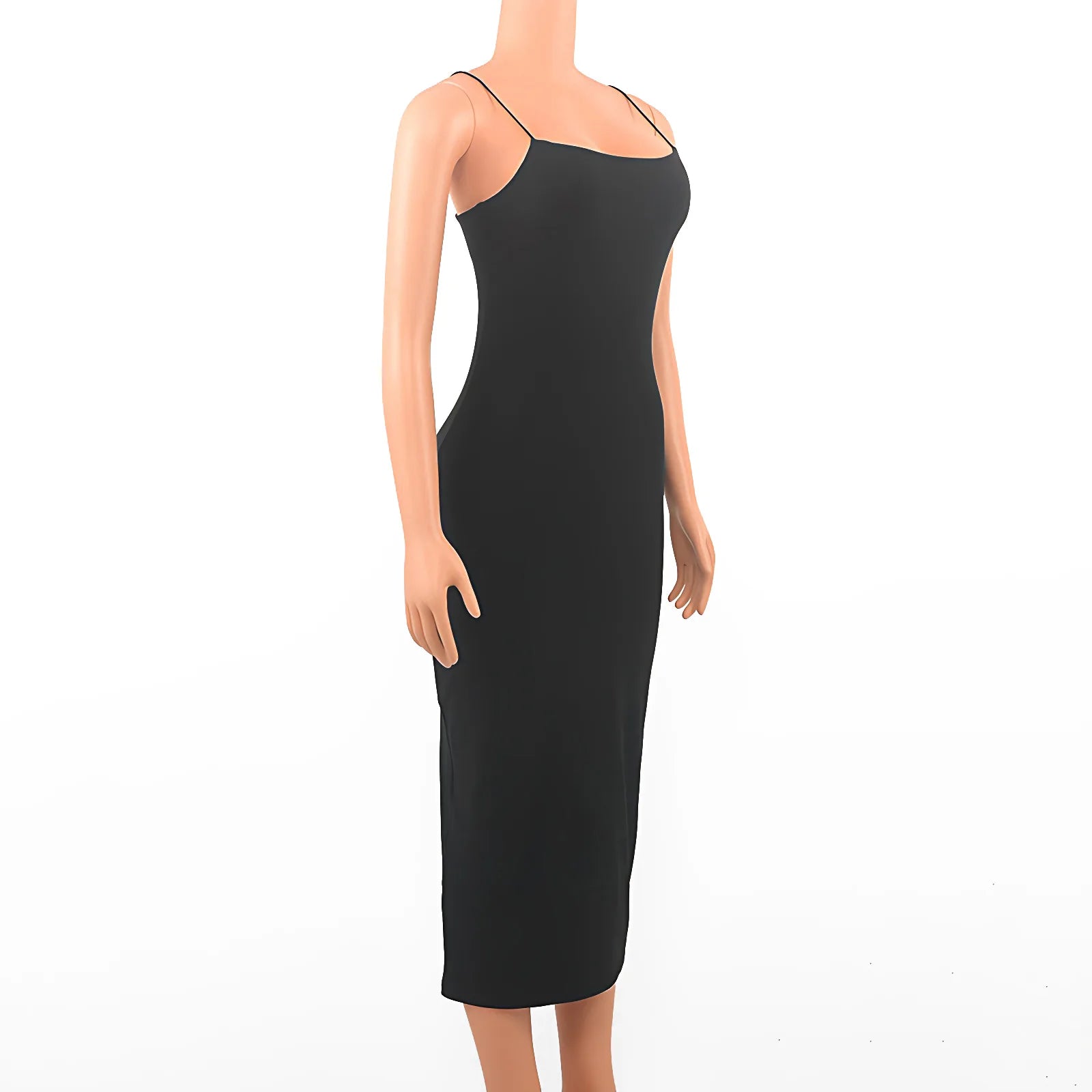 Robe Sexy Noire d’Été – Dos Nu & Bretelles Spaghetti | Moulante Élégante pour Soirée & Clubwear Femme 
🚚Livraison gratuite rapide et sécurisé FR FelizShop