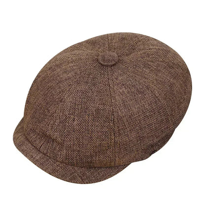 Casquette vintage homme – Chapeau plat style Peaky Blinders, idéal pour le golf, la conduite ou la protection solaire. Pour homme et femme, saisons printemps, été, automne.🚚Livraison gratuite rapide et sécurisé FR FelizShop