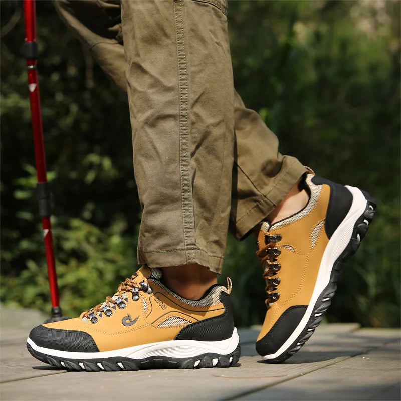 Chaussures Décontractées Homme en Cuir – Sneakers Légères Style Tennis | Printemps, Automne, Hiver FelizShop
