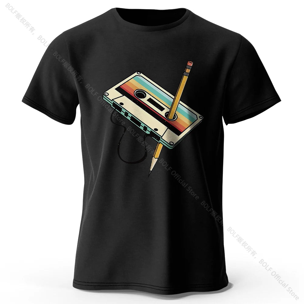 T-shirt Imprimé 100 % Coton – Été, Confort & Style Décontracté🚚 Livraison rapide en 8 à 12 jours ouvrés depuis la France FelizShop