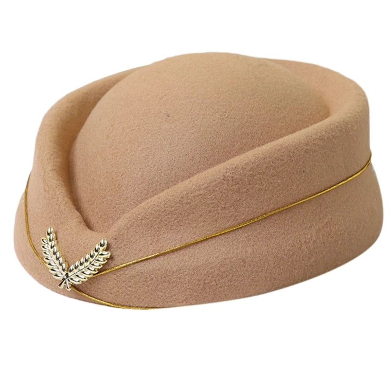 Chapeau Hôtesse de l’Air – Accessoire Uniforme & Cosplay Élégant Femme FelizShop
