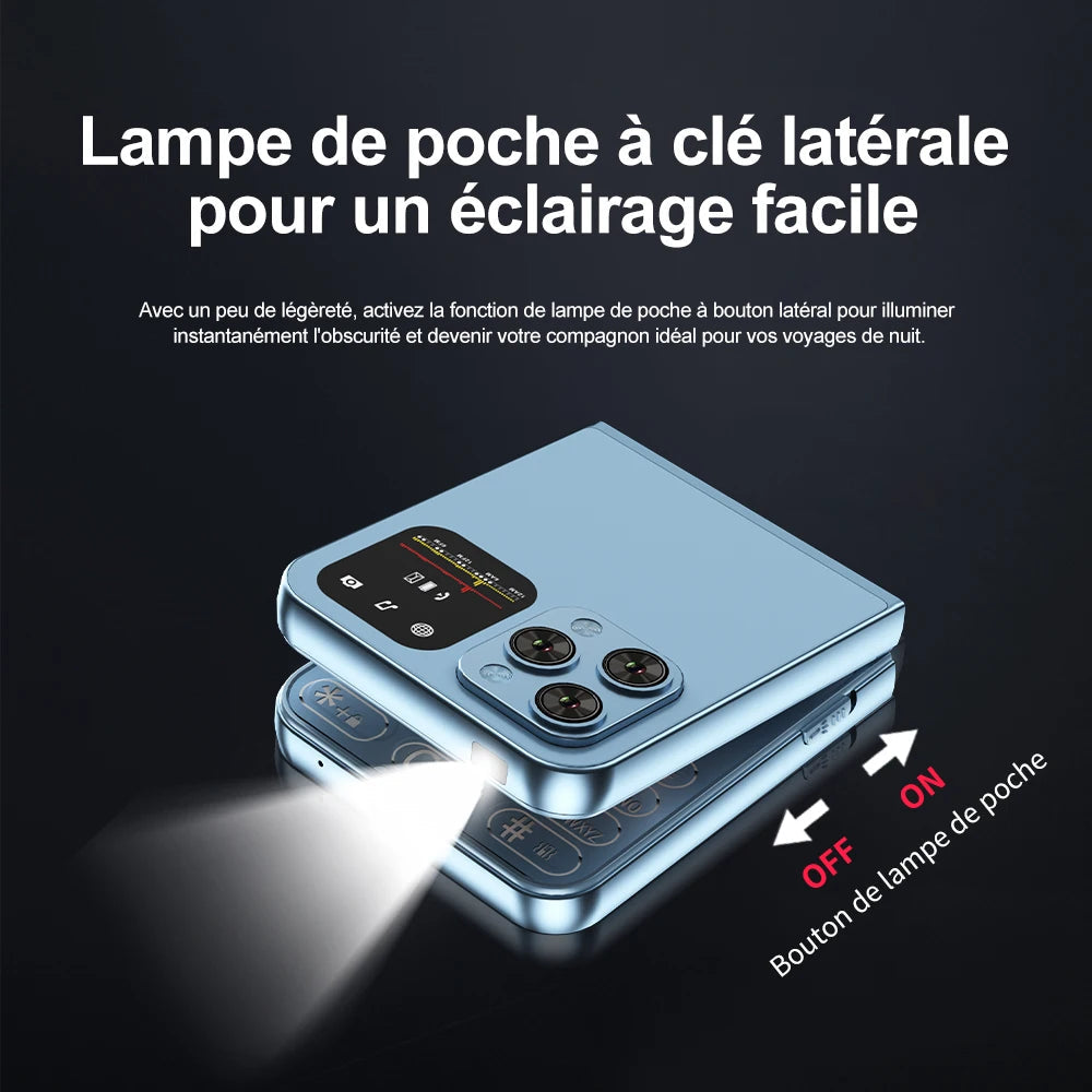 SERVO A70 PRO – Téléphone à Clapet 3G Double SIM avec Radio, Flash & Plus !
🚚Livraison gratuite rapide et sécurisé FR - FelizShop