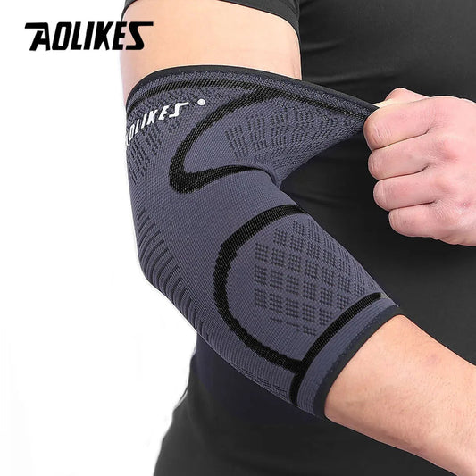 AOLIKES — Coudière respirante (1 pièce) — Protection pour basketball, football, volley-ball — Support élastique de coude, sécurité sportive🚚 Livraison rapide en 8 à 12 jours ouvrés depuis la France FelizShop