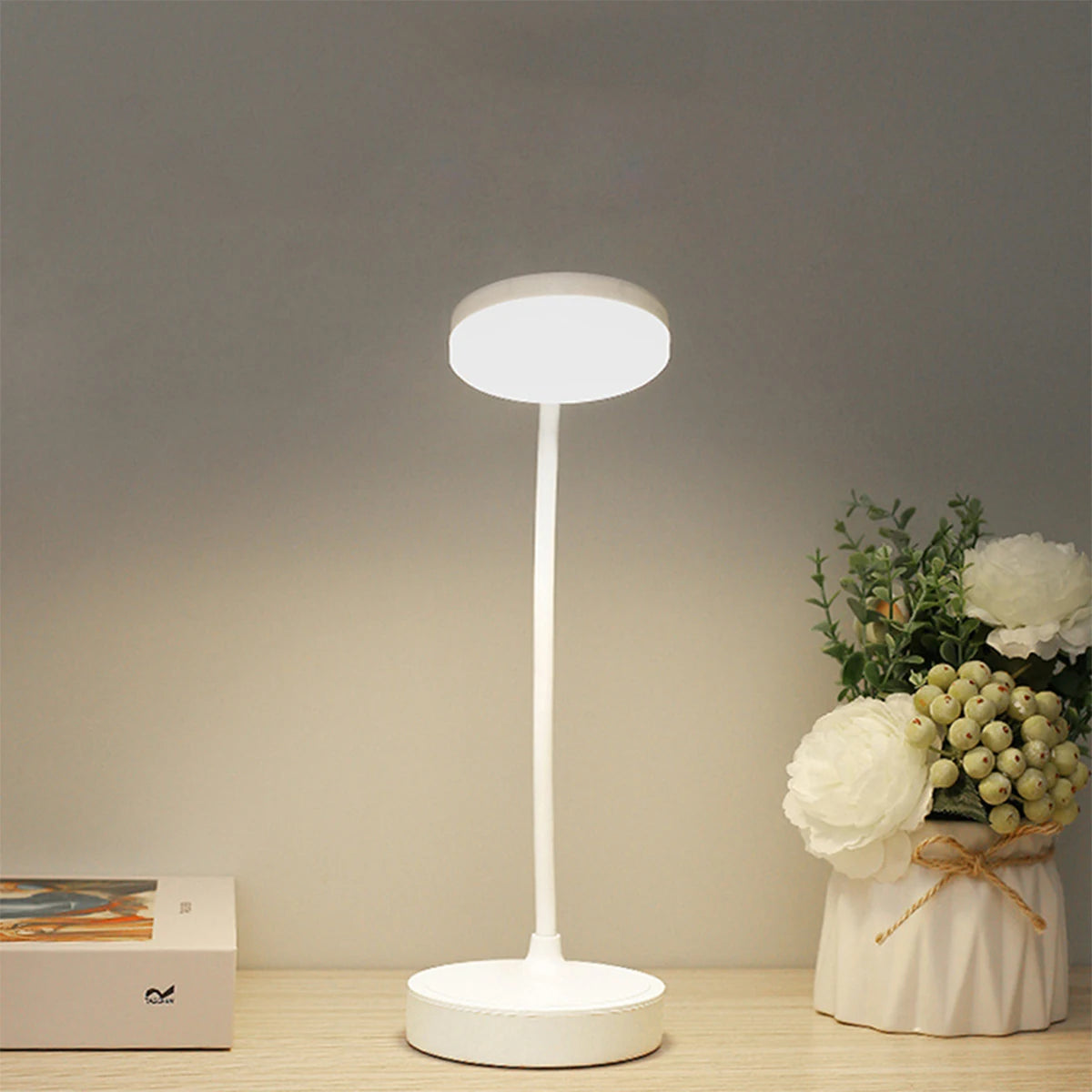 LED Desk Lamp 3 Levels Dimmable USB Rechargeable Battery Powered Portable Touch Table Light Eye Protection For Bedroom Bedside 🚚 Livraison rapide en 8 à 12 jours ouvrés depuis la France FelizShop