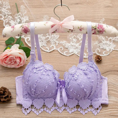 Soutien-gorge féminin sans armature – Lingerie sexy en dentelle pour femmes et filles – Noir/Blanc – Joli soutien-gorge confortable 🚚 Livraison rapide en 8 à 12 jours ouvrés depuis la France FelizShop