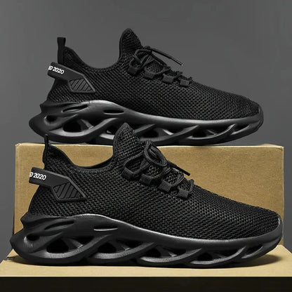 Chaussures de sport homme pour course et jogging — Sneakers décontractées noires ou marron — Mesh respirant, légères, absorption des chocs — Chaussures tennis et outdoor femme🚚 Livraison rapide en 8 à 12 jours o FelizShop