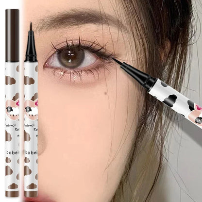 Eyeliner Liquide Waterproof – Noir & Brun | Séchage Rapide, Effet Lying Silkworm pour Regard Agrandi🚚 Livraison rapide FelizShop