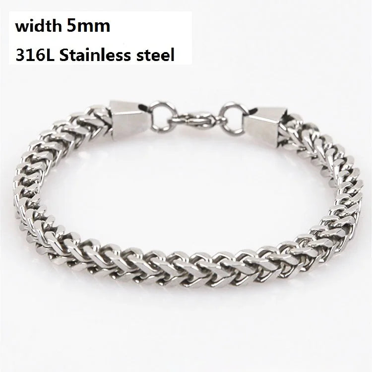 Bracelet Chaîne Cubaine en Acier Inoxydable 316L – Style Figaro Unisexe – Bijou Vintage & Tendance🚚 Livraison rapide en 8 à 12 jours ouvrés depuis la France FelizShop